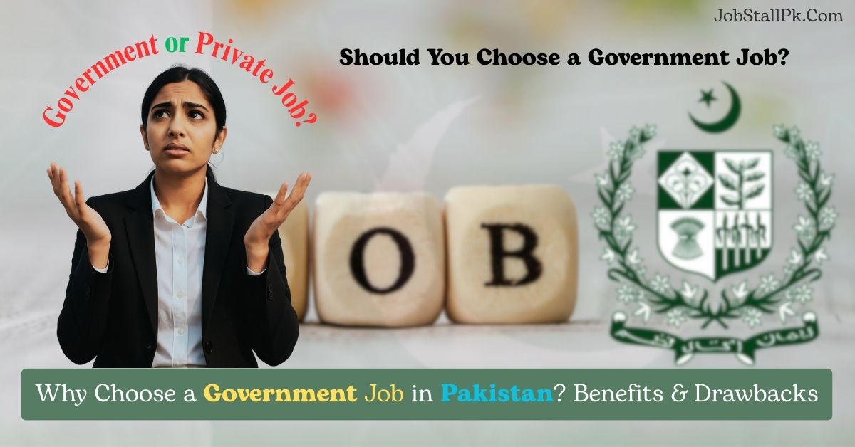 blog on why choose government job contains a girl