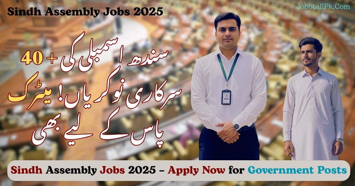 sindh assembly jobs advertisement