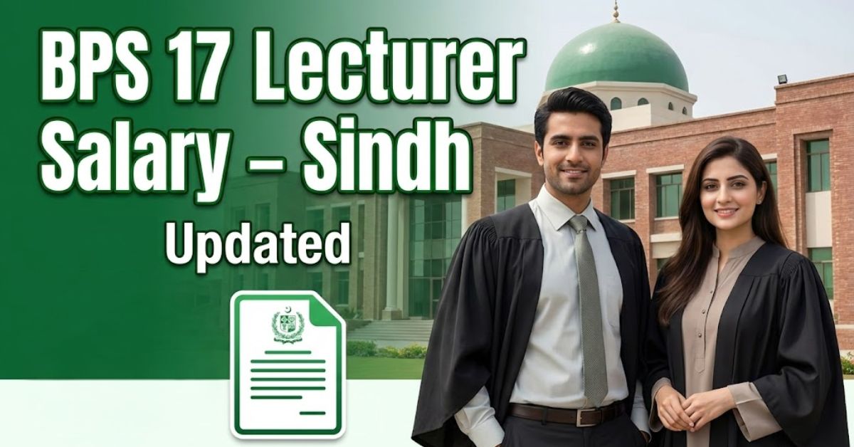 Sindh bps 17 salary structure