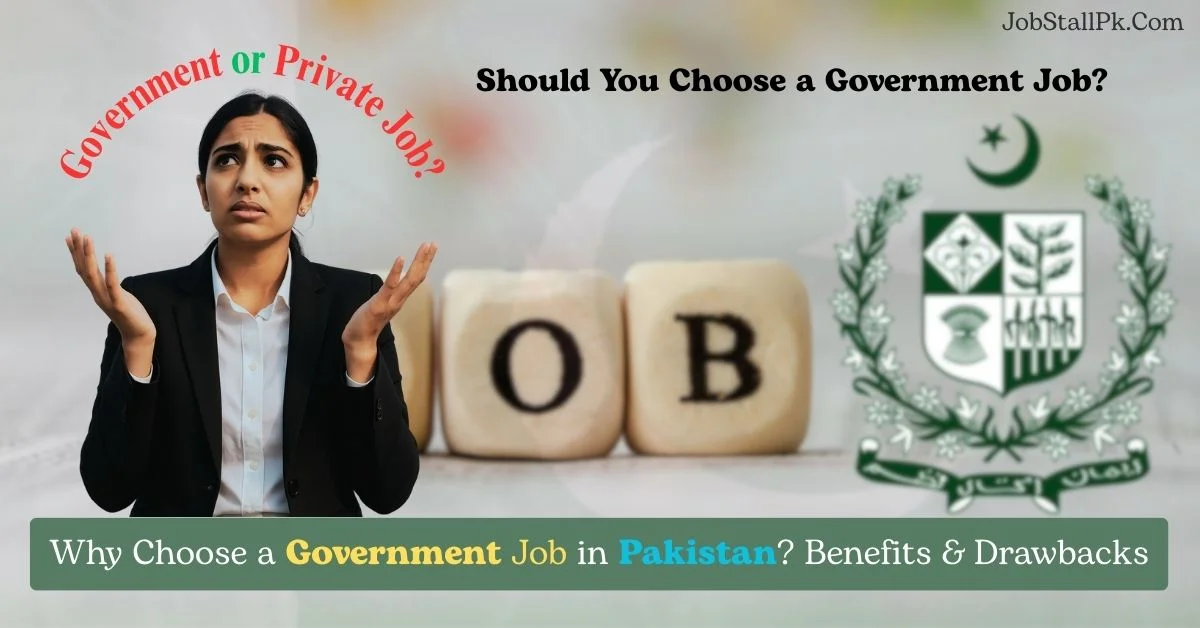 blog on why choose government job contains a girl